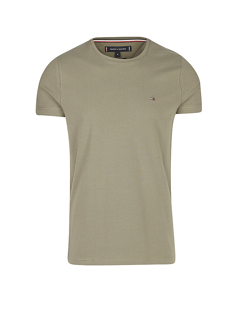 TOMMY HILFIGER T-Shirt Slim Fit olive | M